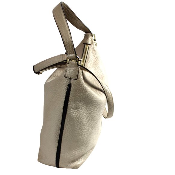 Kate Spade Prospect Place Kaia Crisp Linen Convertible Slouchy Hobo Bag - Picture 8 of 11